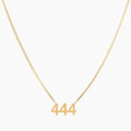 Angel Number Necklace w/ Cuban Chain