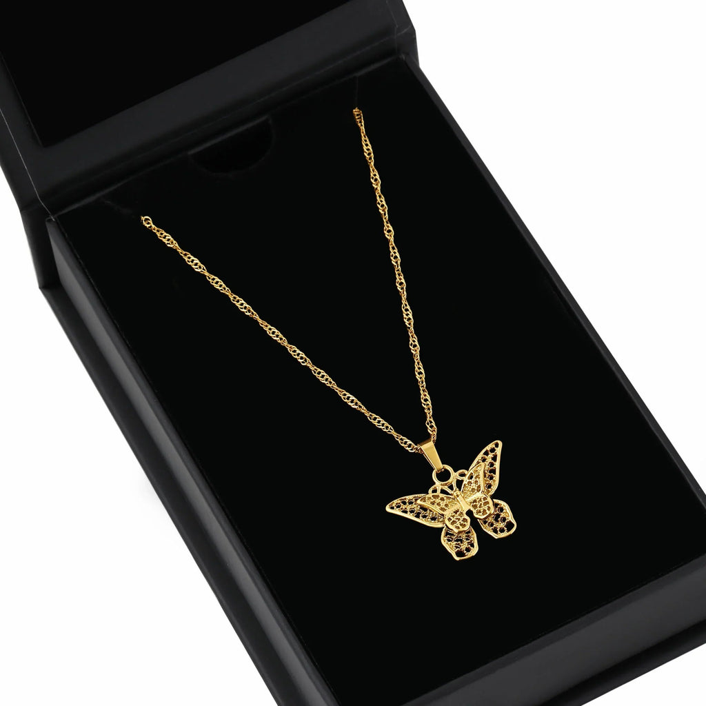 Butterfly Pendant Necklace