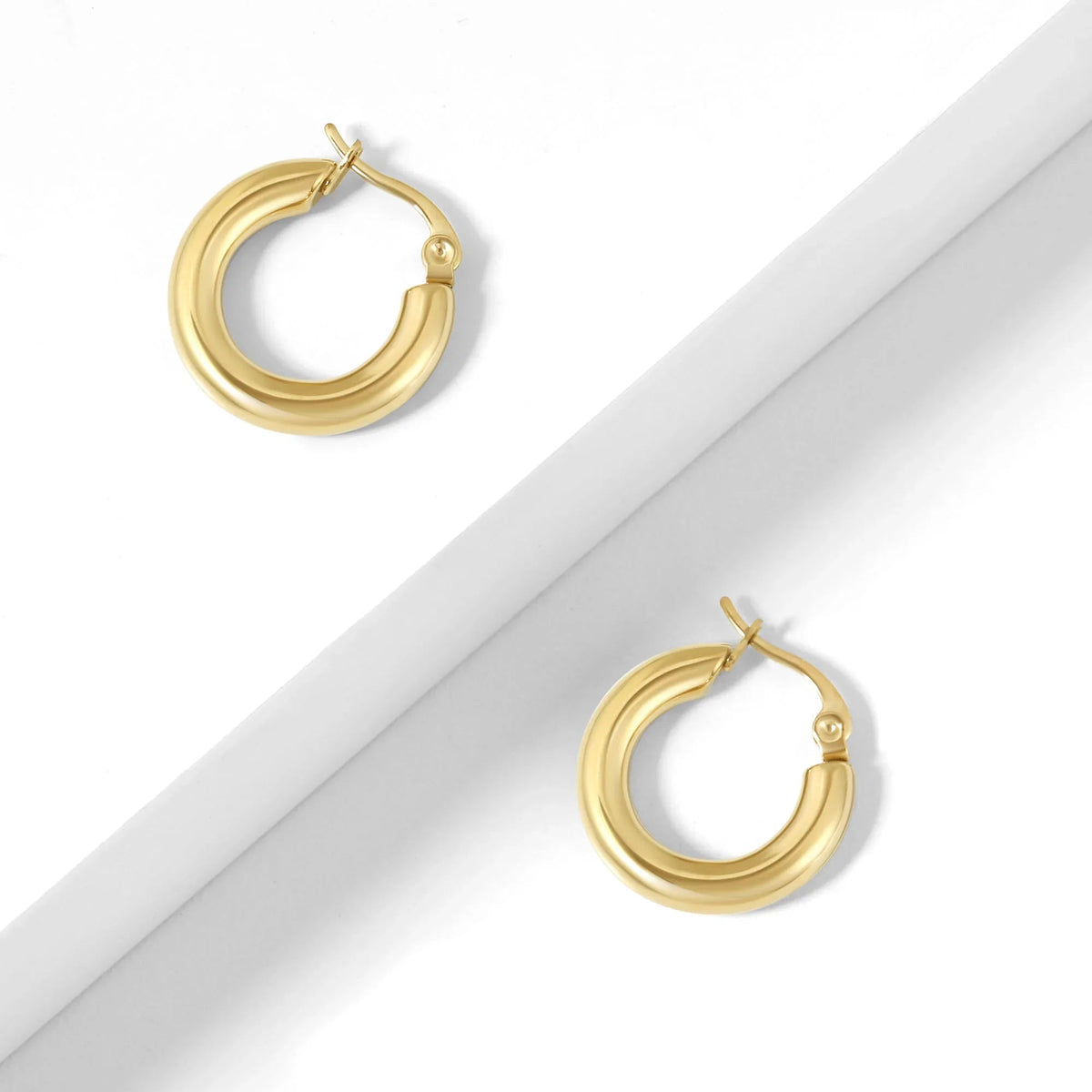 Bold Tube Hoop Earrings