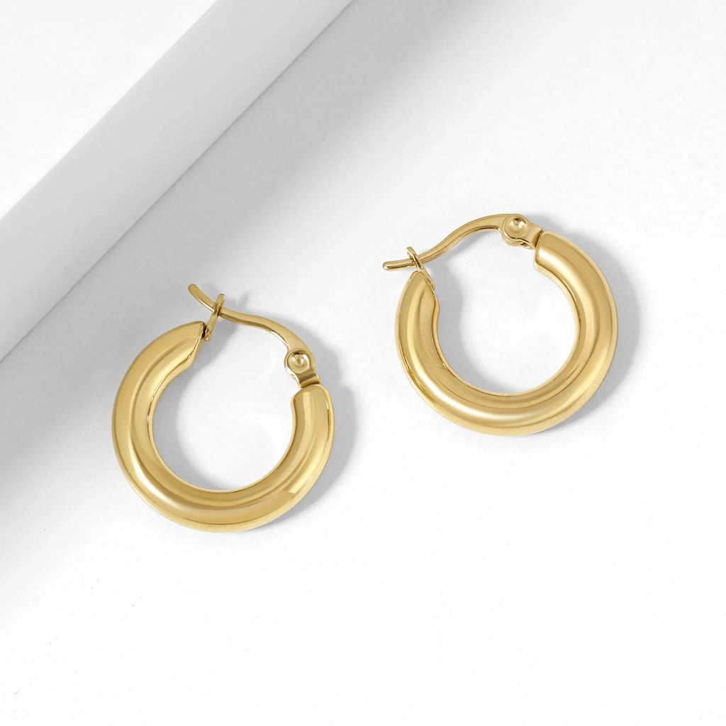 Bold Tube Hoop Earrings