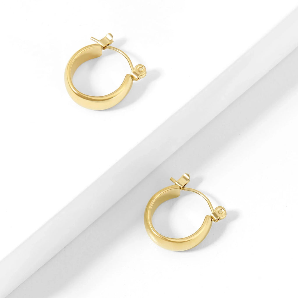 Bold Dome Hoop Earrings