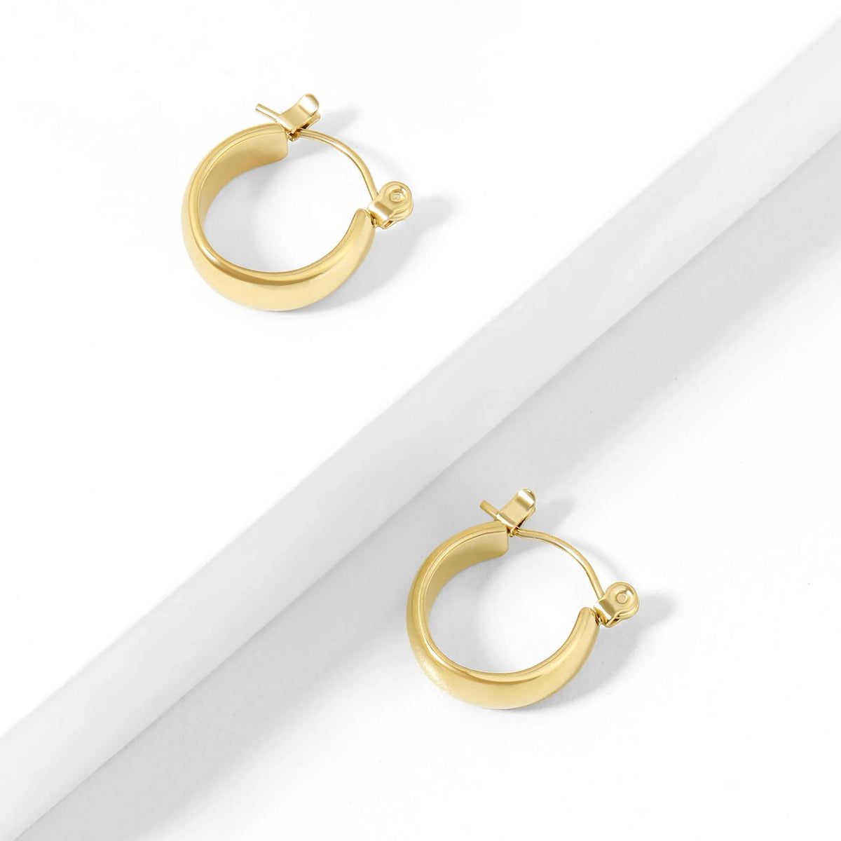 Bold Dome Hoop Earrings