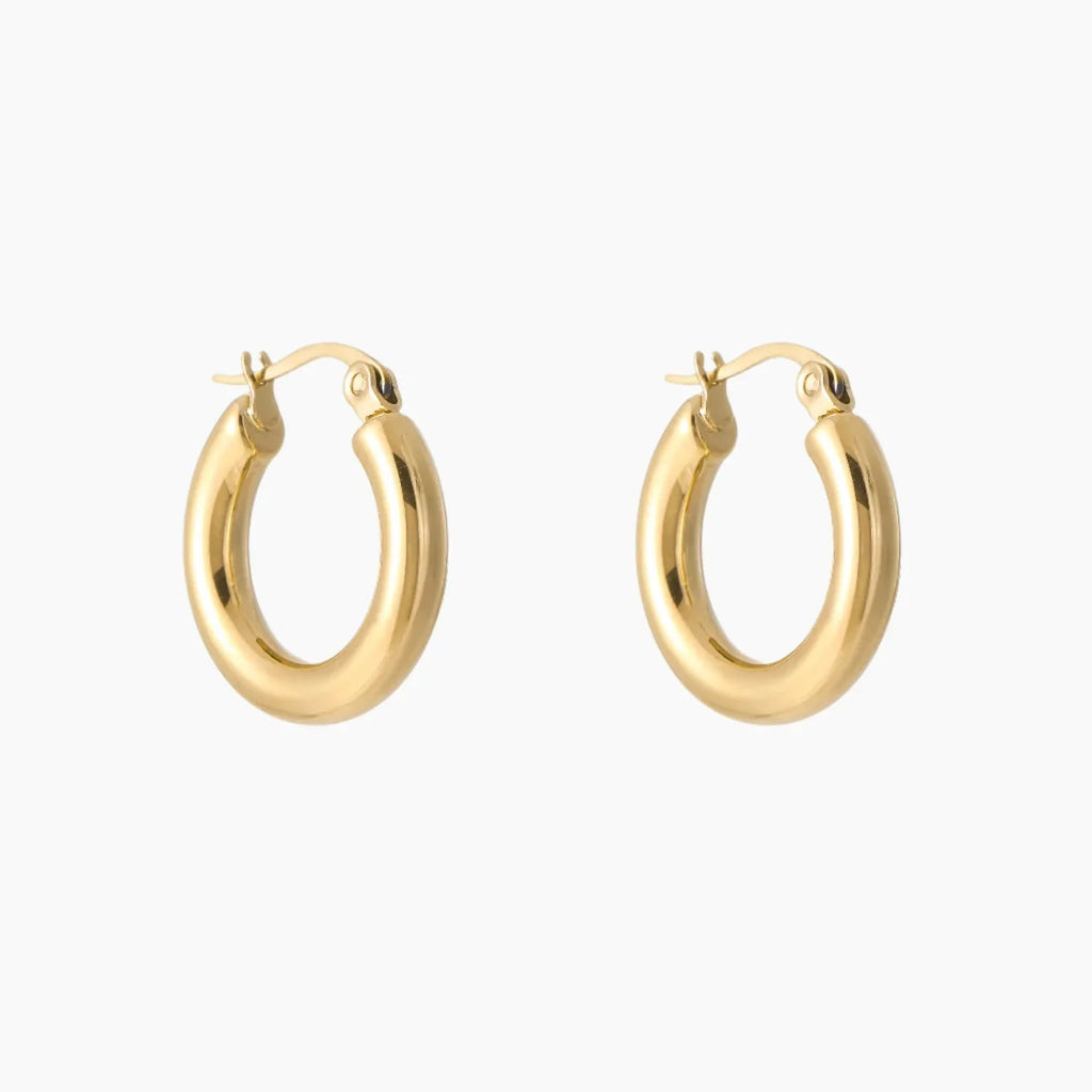 Bold Tube Hoop Earrings