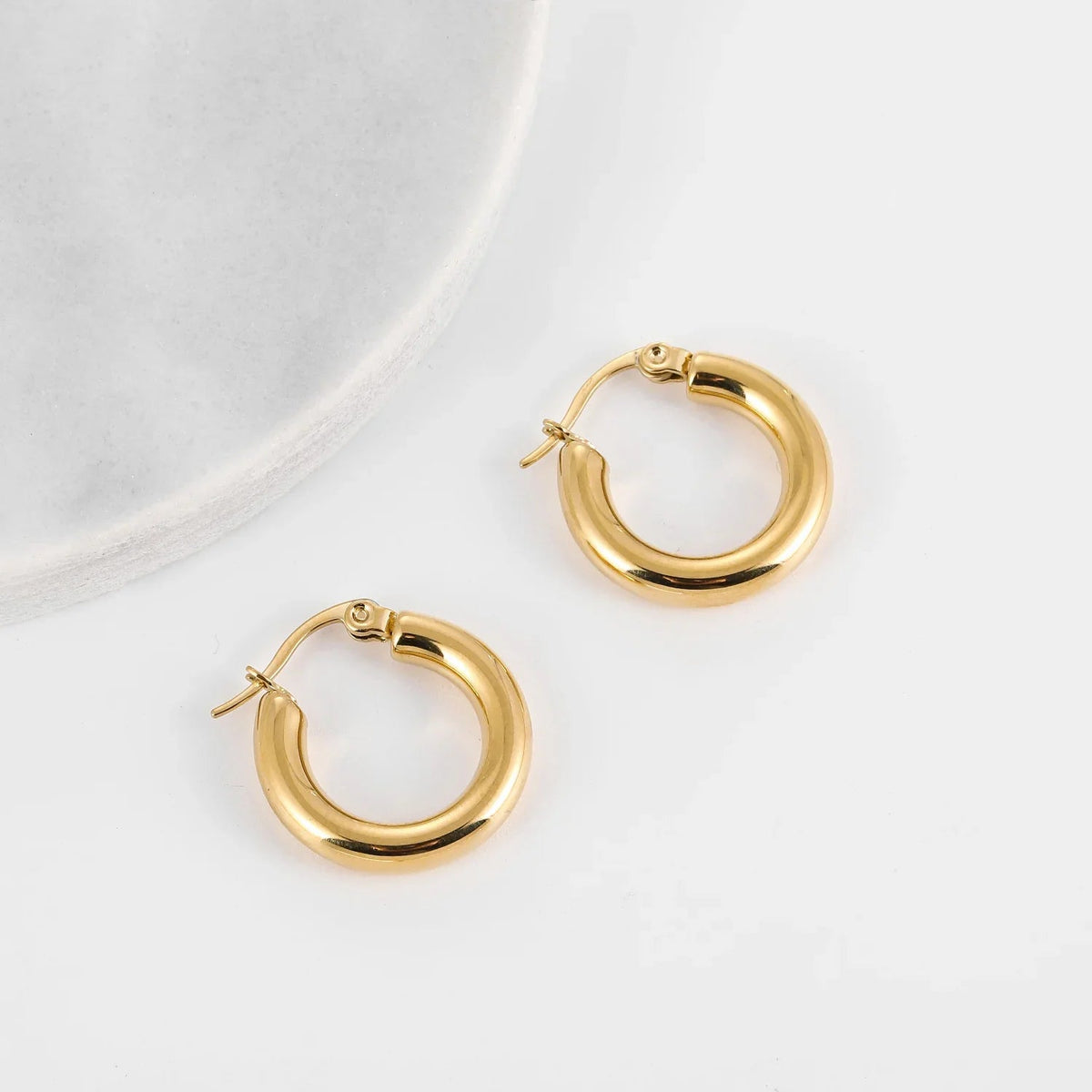 Bold Tube Hoop Earrings