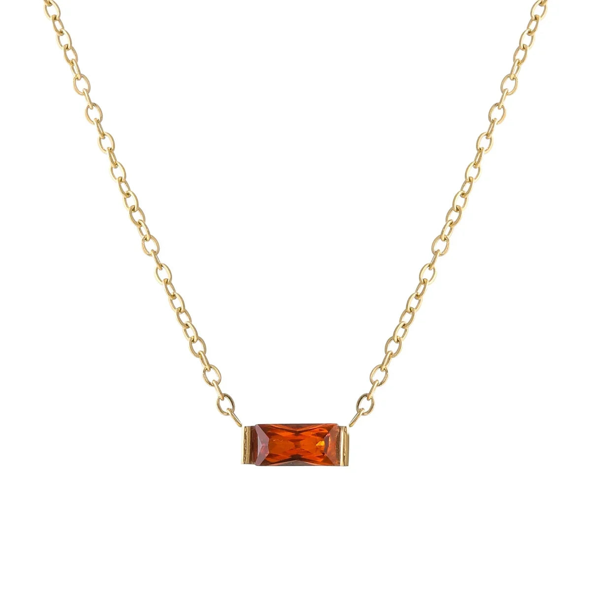 Birthstone Crystal Necklace