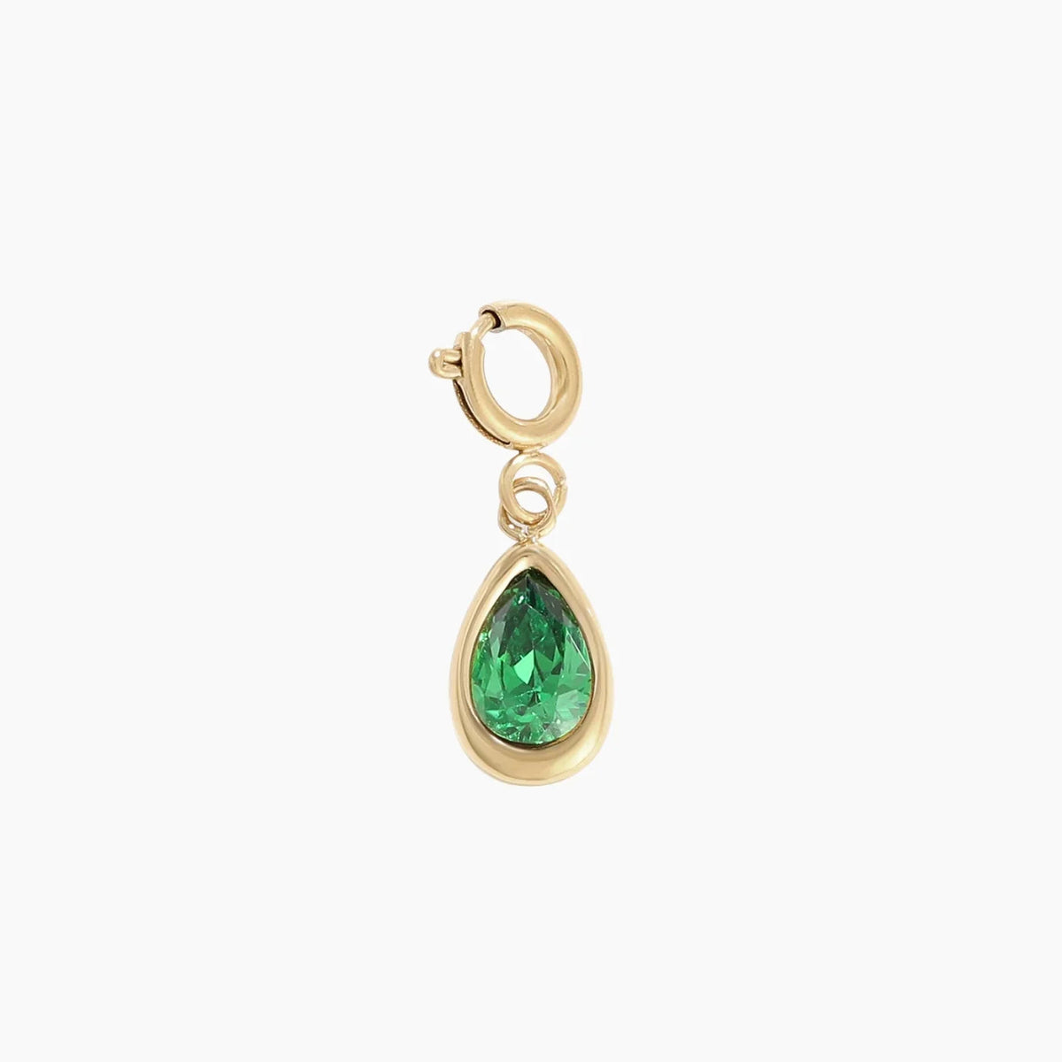 Birthstone Teardrop Charm