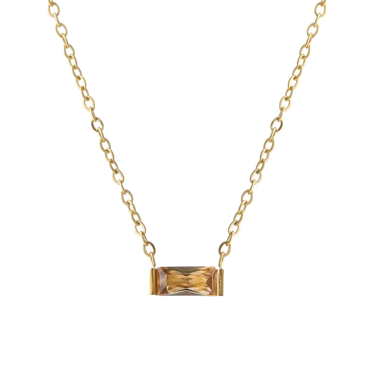 Birthstone Crystal Necklace