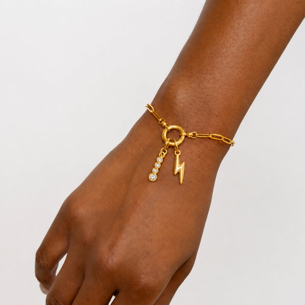 Bezel Drop Charm
