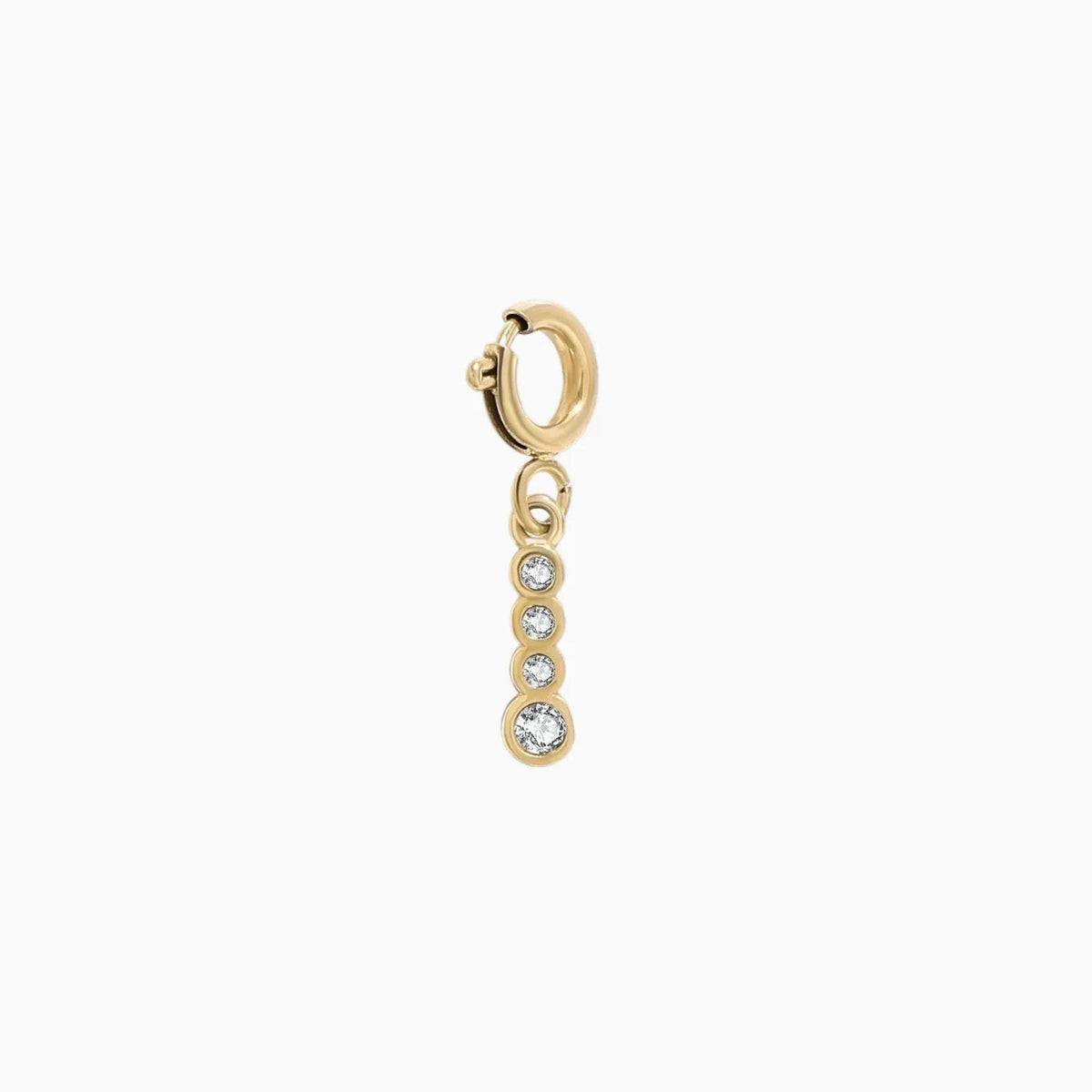 Bezel Drop Charm