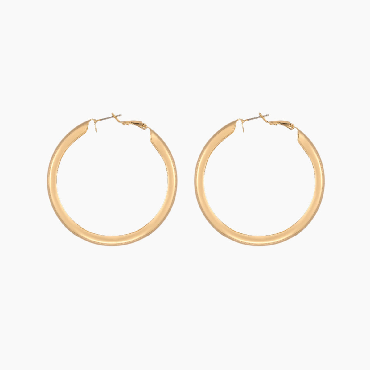Chunky Hollow Hoop Earrings