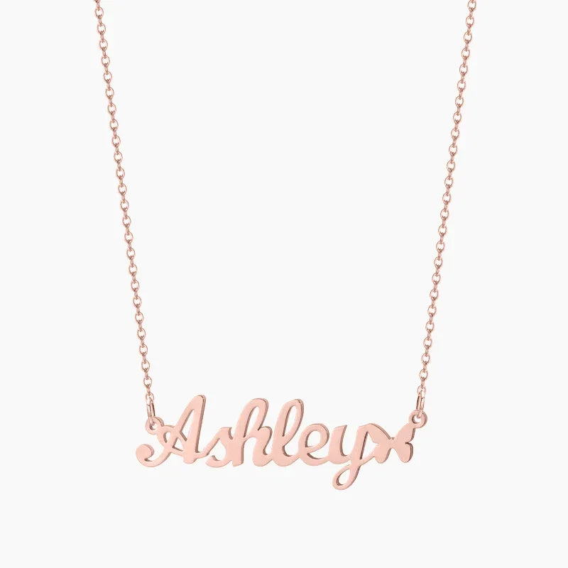 Butterfly Name Necklace