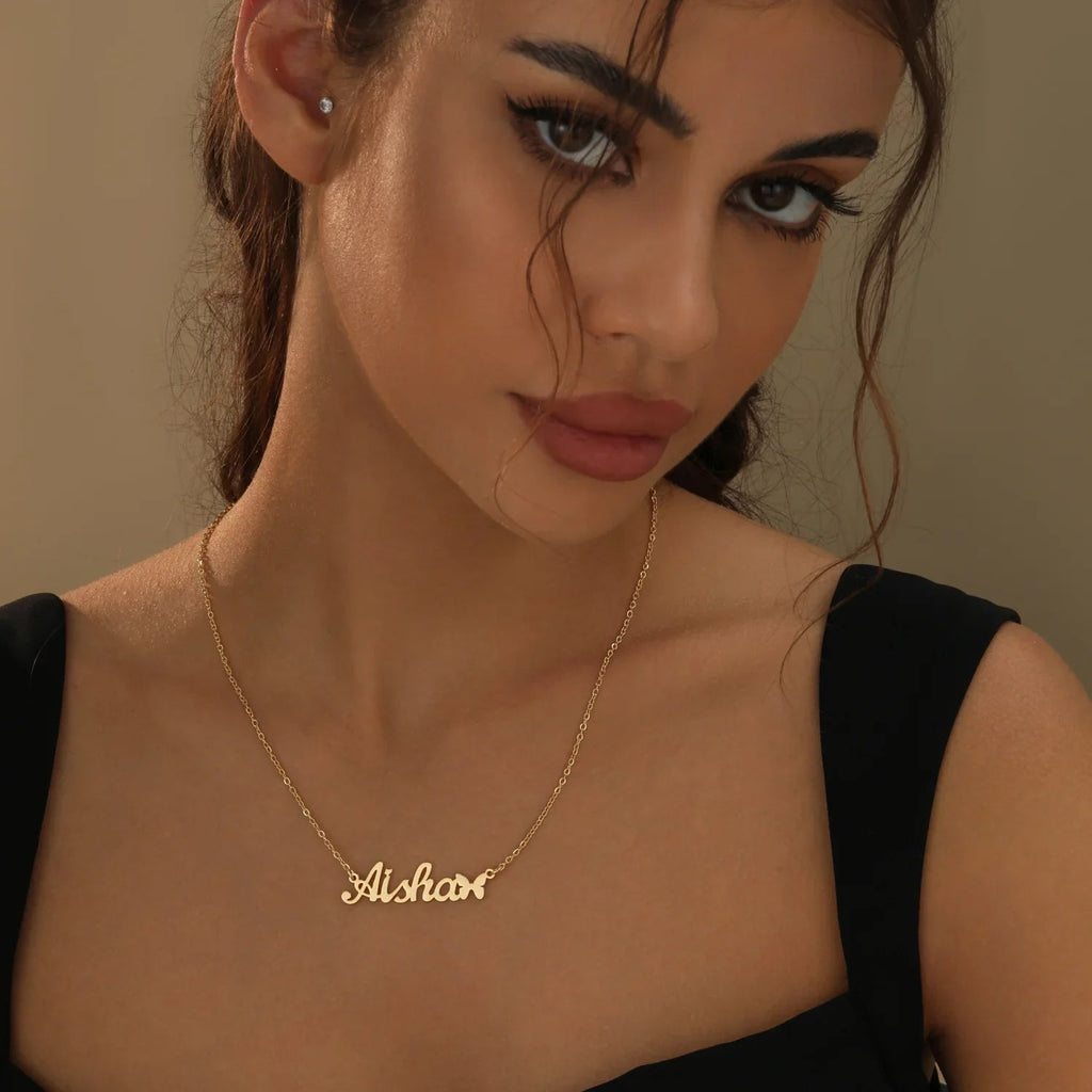 Butterfly Name Necklace