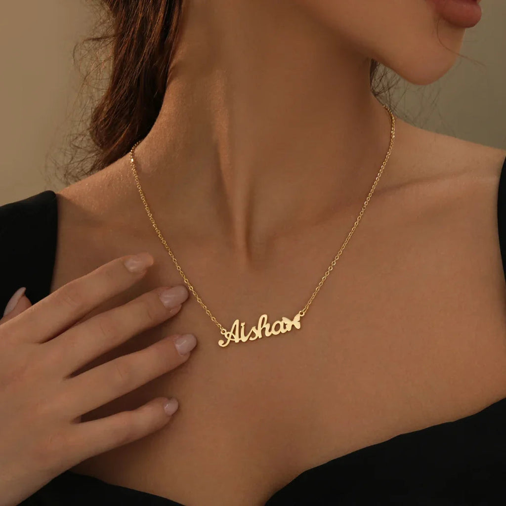 Butterfly Name Necklace