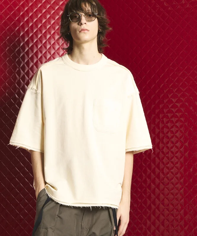 Exclusive Weekend Offers Inside Cut-Off Prime-Over Crew Neck Pocket T-Shirt