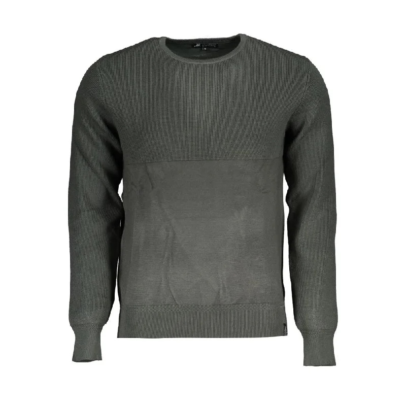 Steal Deal U.S. Grand Polo Classic Crew Neck Sweater with Contrast Men's Details