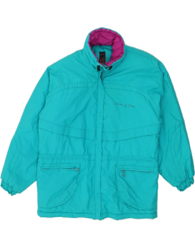 Savings Soar This Weekend VINTAGE Womens Windbreaker Jacket UK 18 XL Blue