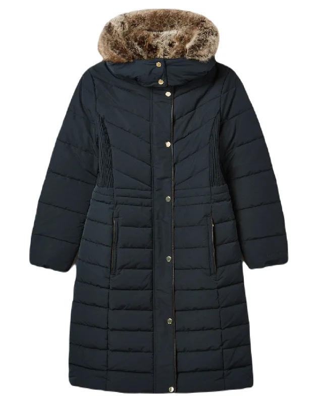 Take Advantage Joules Cherington Showerproof Longline Padded Coat