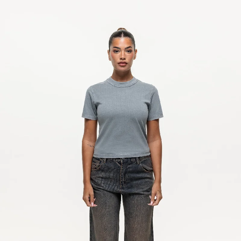 Weekend Specials Just for You Reverse Washed Grey T-shirt