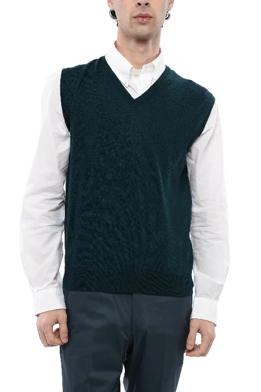 Weekend Deals That Thrill Corneliani Knitted V-Neckline Vest