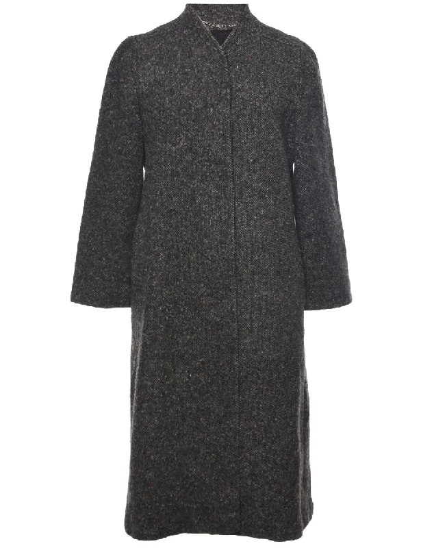 Weekend Deals That Sizzle Single Breasted Wool Coat - L