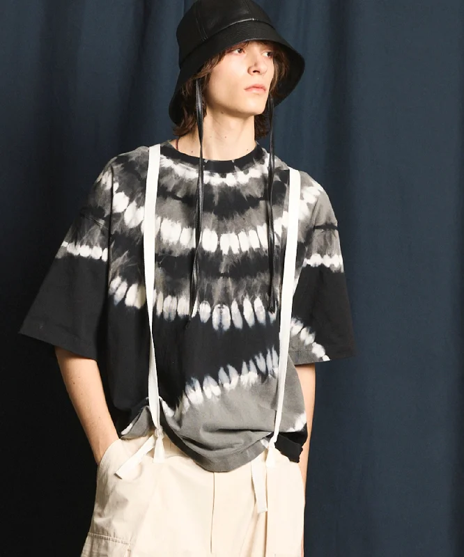 Weekend Extravaganza: Shop Now Hand Tie-Dye Prime-Over Crew Neck T-Shirt