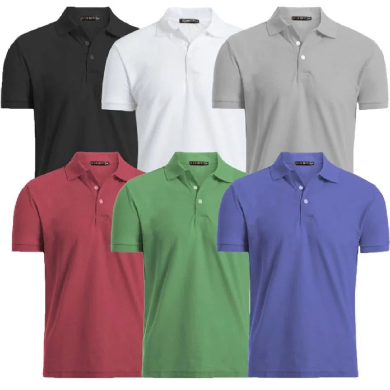 Weekend Bargains Just for You 3-Pack: Men's Solid Short-Sleeve Polo Shirt