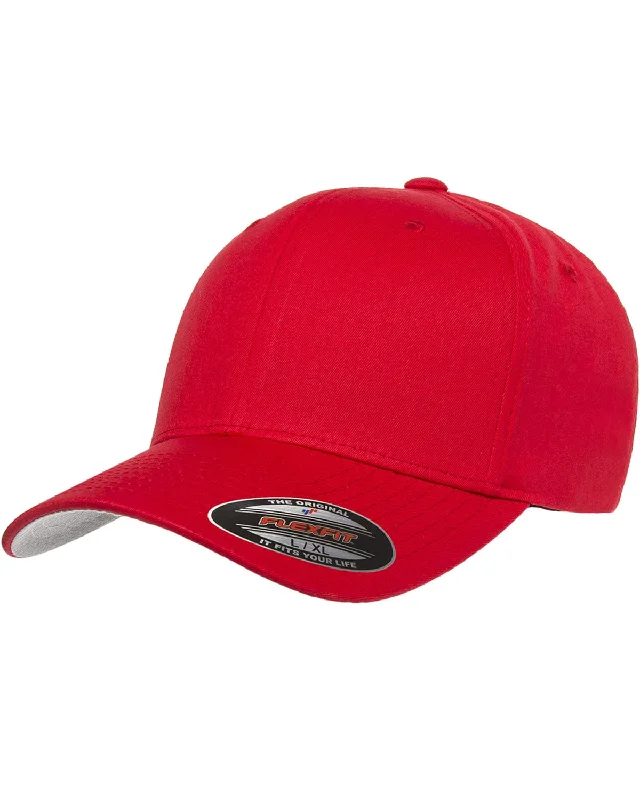 Shop the Weekend Away Yupoong 6-Panel Structured Mid-Profile Cap | Red