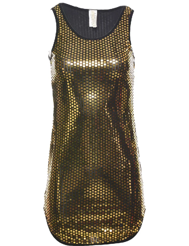 Can't Beat Sequined Party Dress - XS