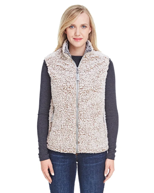 Weekend Discounts Worth Grabbing J America Ladies Epic Sherpa Vest | Oatmeal Heather Weekend Discounts Worth Grabbing J America Ladies Epic Sherpa Vest | Oatmeal Heather