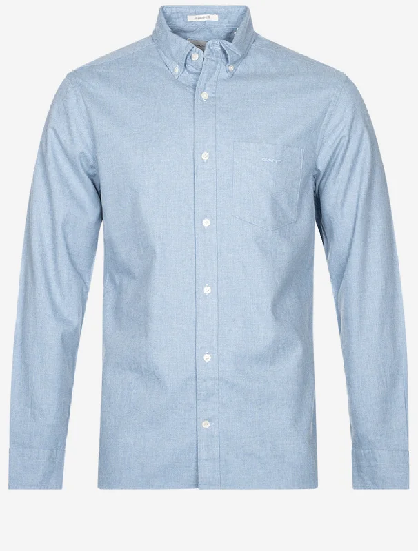 Can't Resist Regular Flannel Melange Shirt Salty Sea