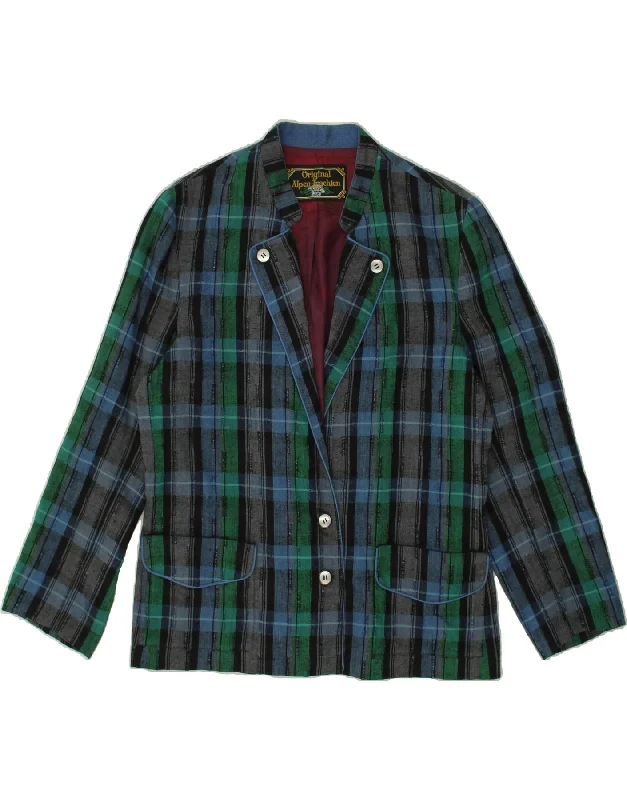 Deal Alert VINTAGE Womens Trachten 2 Button Blazer Jacket EU 42 Large Multicoloured