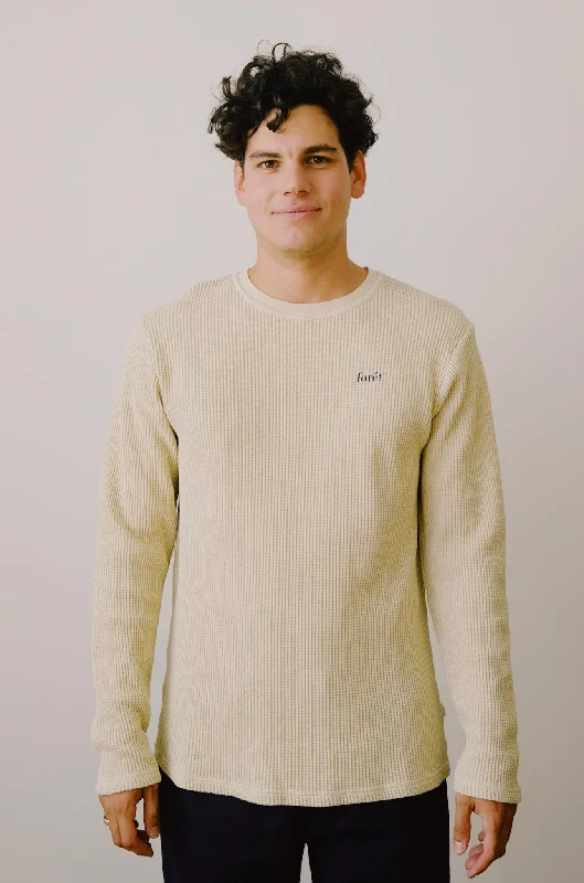Year-End Clearance longsleeve - waffle - oat