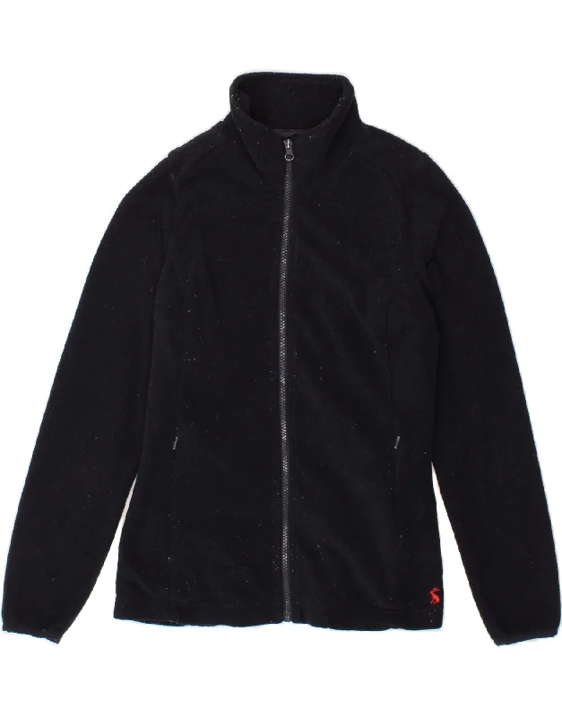 Weekend Specials to Grab JOULES Womens Fleece Jacket UK 8 Small  Navy Blue Polyester