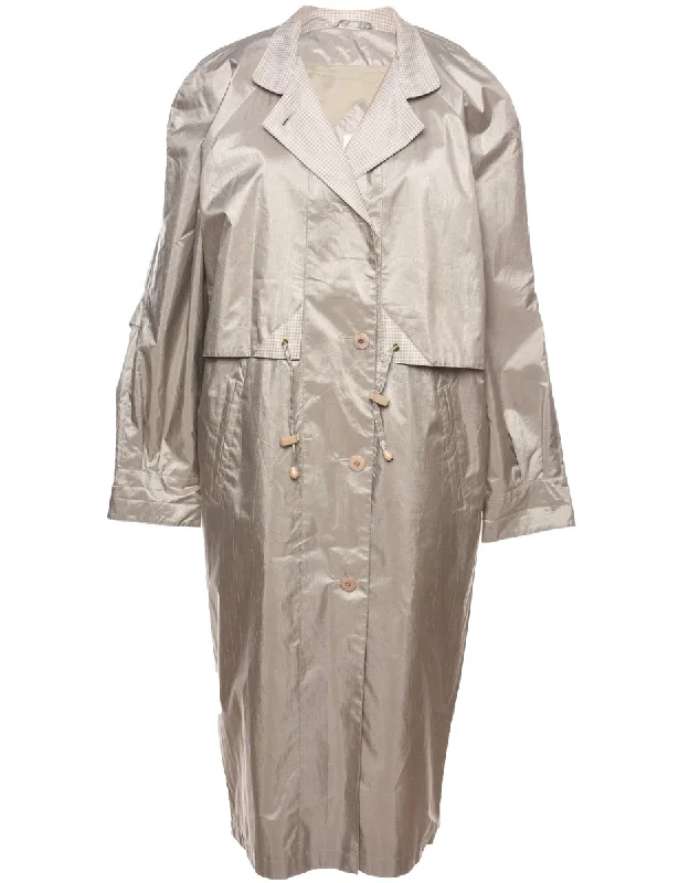 Unmissable Offer Single Breasted Classic Beige Trench Coat - XL