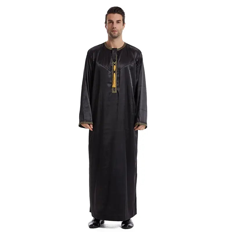 Weekend Deals That Sizzle Middle East Arab Muslim Men Thobe Thawb Caftan With Tassel Weekend Deals That Sizzle Middle East Arab Muslim Men Thobe Thawb Caftan With Tassel