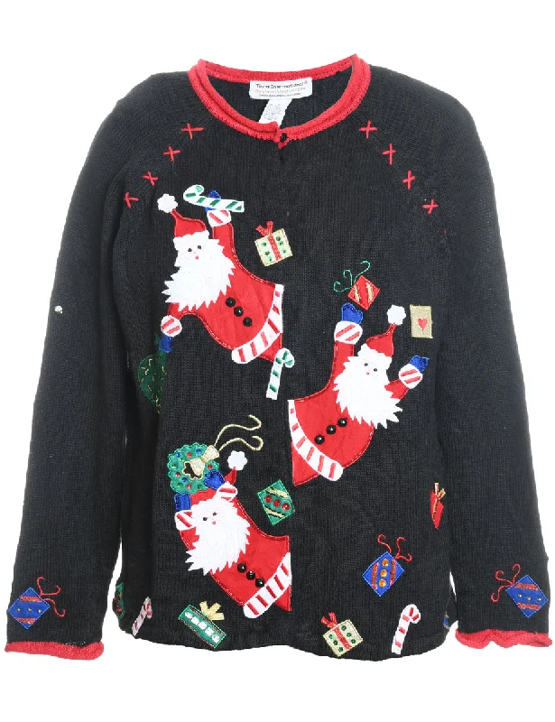 Weekend Savings Extravaganza Santa Claus Christmas Cardigan - S