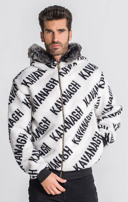 Stock Up White GK Logo Jacket