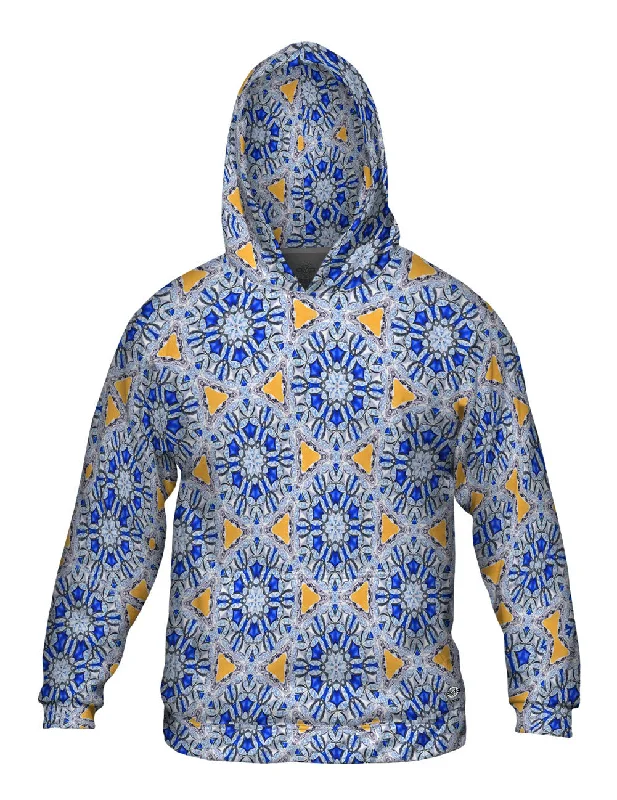 Top Pick Blue Orange Diamonds Pattern