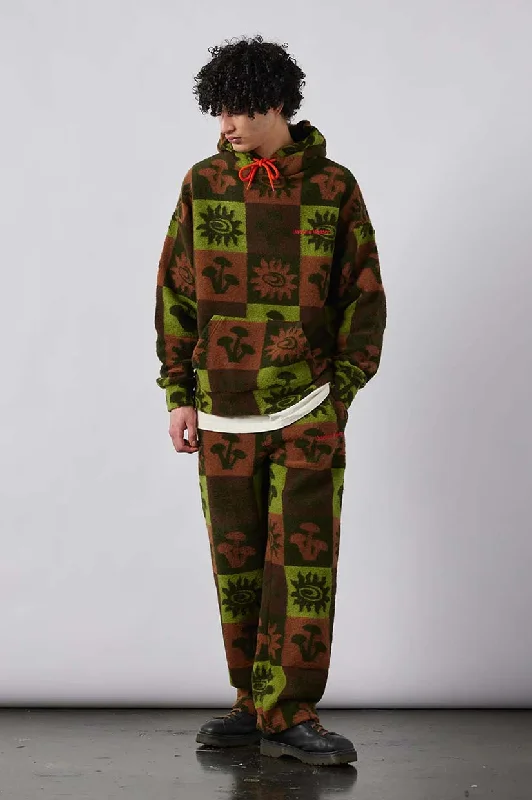 Year-End Sale Damson Madder Happy Day Hoodie - Brown