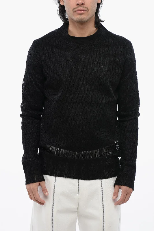 Weekend Bargains Just for You Jil Sander Crewneck Double-Layer Sweater