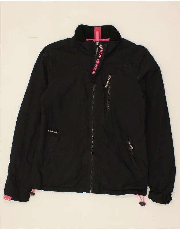 Weekend Discounts to Grab SUPERDRY Womens Windhiker Graphic Windbreaker Jacket UK 6 XS Black Weekend Discounts to Grab SUPERDRY Womens Windhiker Graphic Windbreaker Jacket UK 6 XS Black