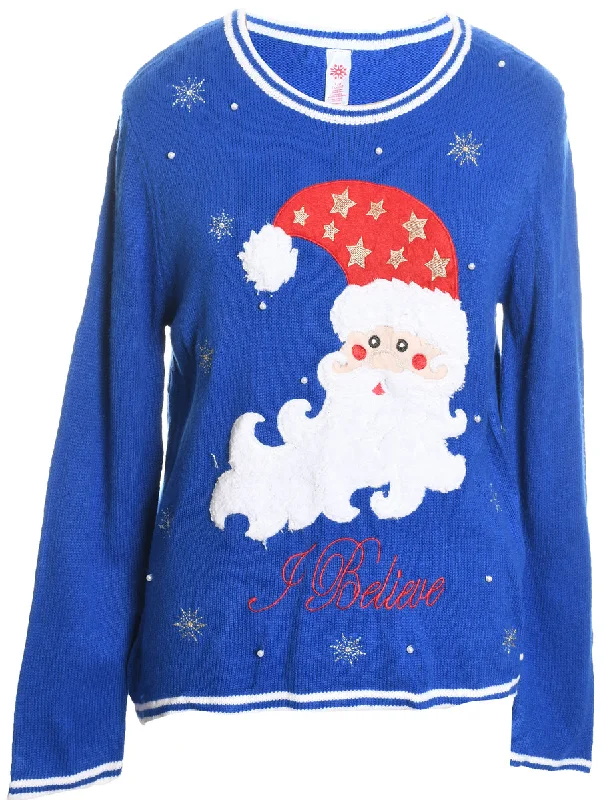Epic Value Santa Claus Christmas Jumper - L