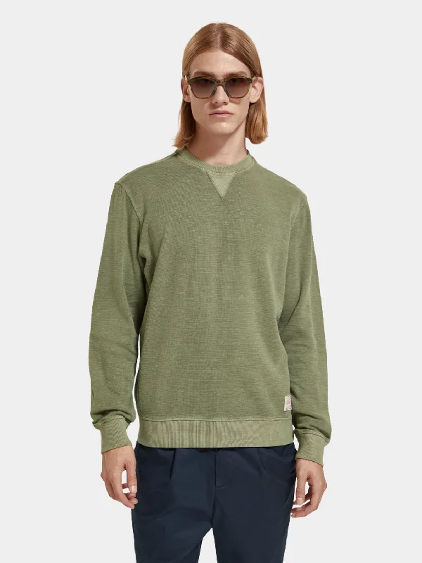 Shop Now Regular-fit garment-dyed sweatshirt