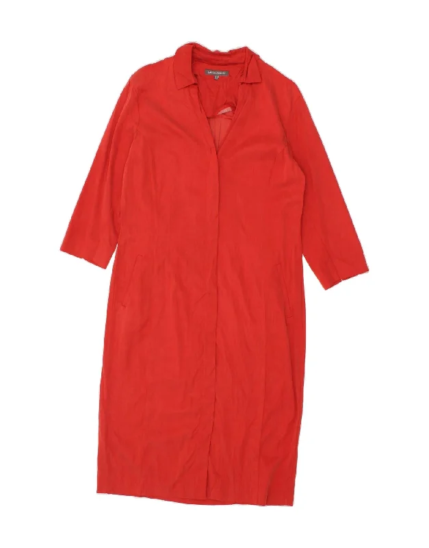 Bonus Offer LAURA ASHLEY Womens Longline 3/4 Sleeve Blazer Jacket UK 10 Small  Red