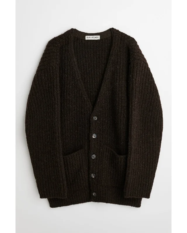 Weekend Deals to Make You Happy COLOSSAL CARDIGAN  Welsh Black Albion Wool