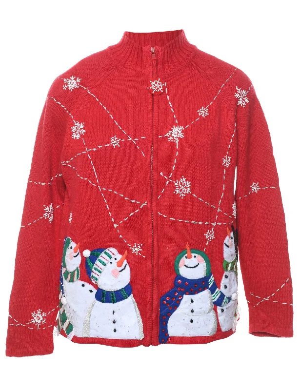 Best Choice Snowman Christmas Cardigan - S