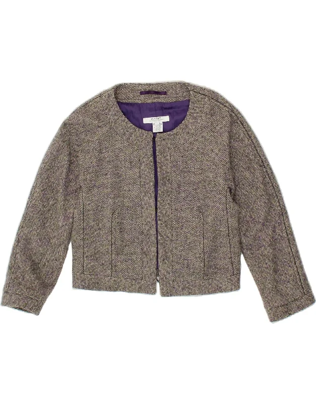 Weekend Offers That Thrill GANT Womens 3 Button Bolero Jacket UK 12 Medium Purple Flecked Wool Weekend Offers That Thrill GANT Womens 3 Button Bolero Jacket UK 12 Medium Purple Flecked Wool