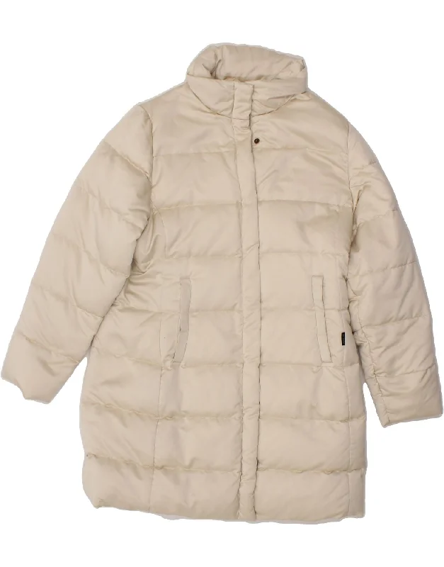 Weekend Offers That Thrill MONCLER Womens Padded Coat Size 1 Small Beige Polyester