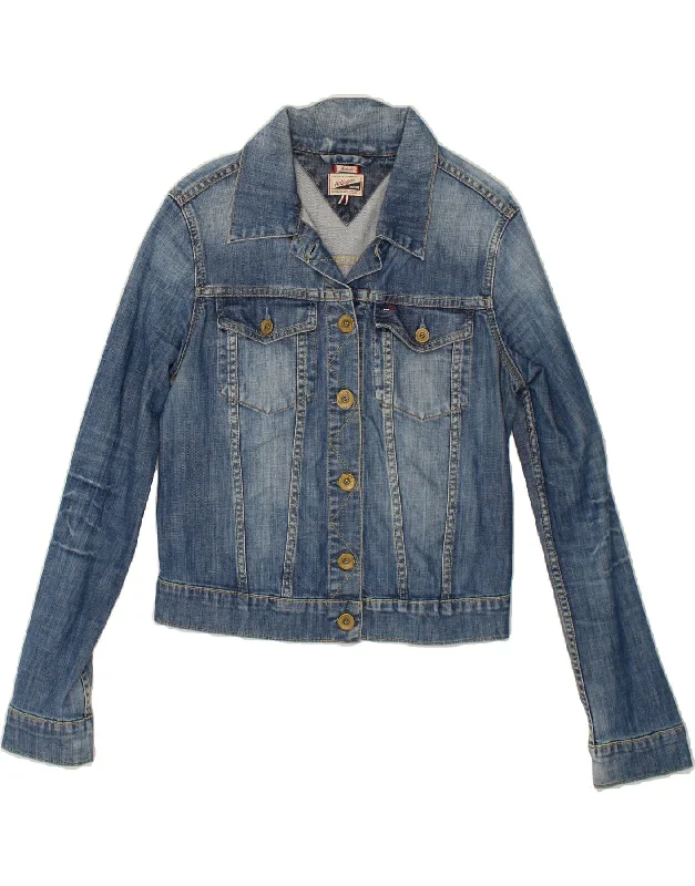 Best Choice TOMMY HILFIGER Womens Denim Jacket UK 12 Medium Blue Cotton