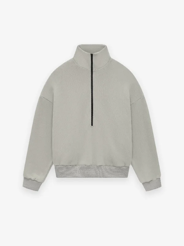 Savings Event Fleece Half Zip Mockneck